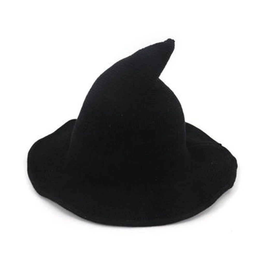 Halloween Sheep Wool Witch 
Hat-Limlightdecor