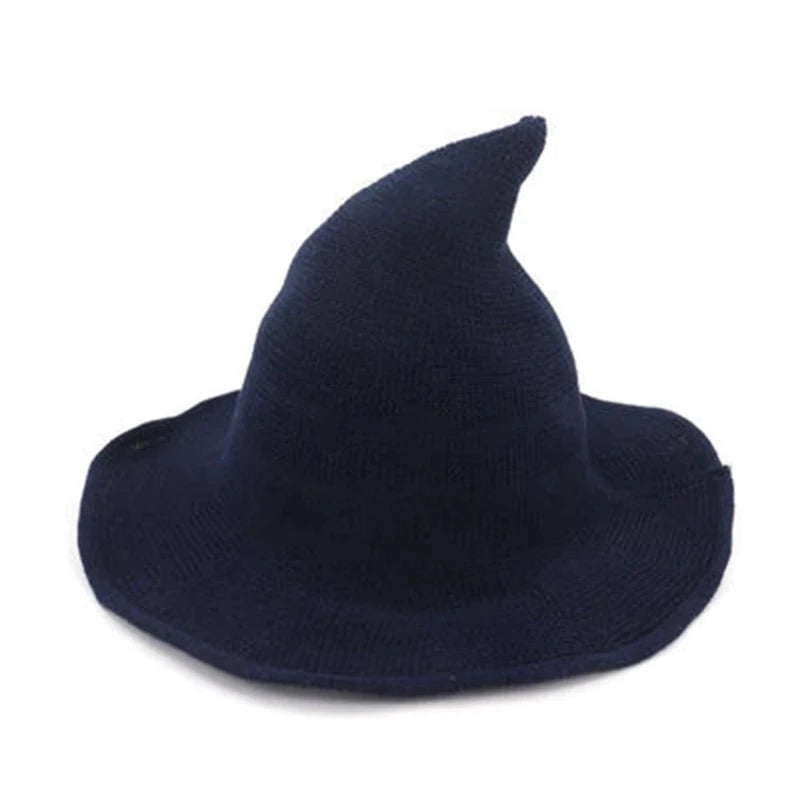 Halloween Sheep Wool Witch 
Hat-Limlightdecor