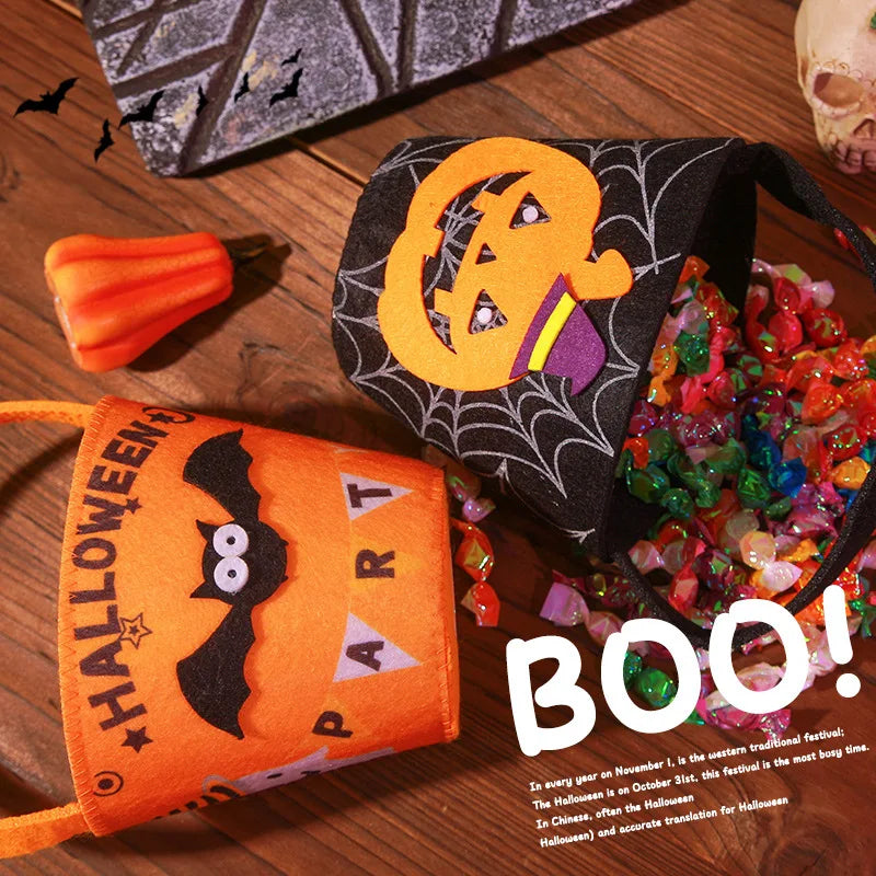 halloween candy bucket bag kids-limlightdecor 