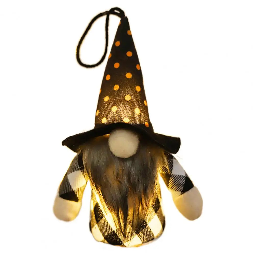 halloween doll glowing plush halloween gnome doll pendant decoration-limlightdecor 