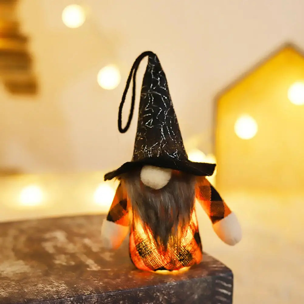 halloween doll glowing plush halloween gnome doll pendant decoration-limlightdecor 