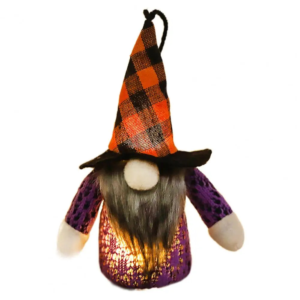 halloween doll glowing plush halloween gnome doll pendant decoration-limlightdecor 