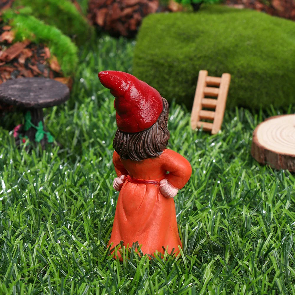 1Pc Fairy Garden Drunk Gnomes Miniature Ornaments Set Mini Dwarf Pig Statues for Planter Flowerpot Decor Accessories