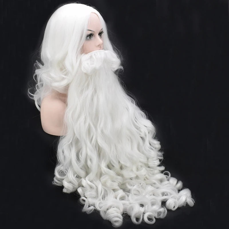 christmas cosplay wig beard santa claus-limlight decor 