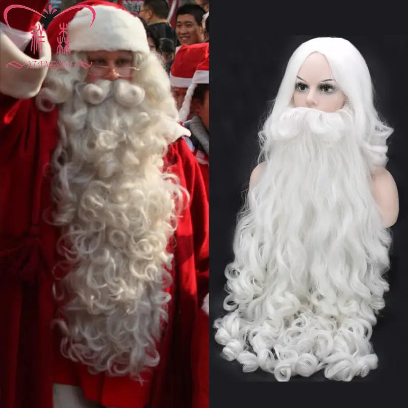 christmas cosplay wig beard santa claus-limlight decor 