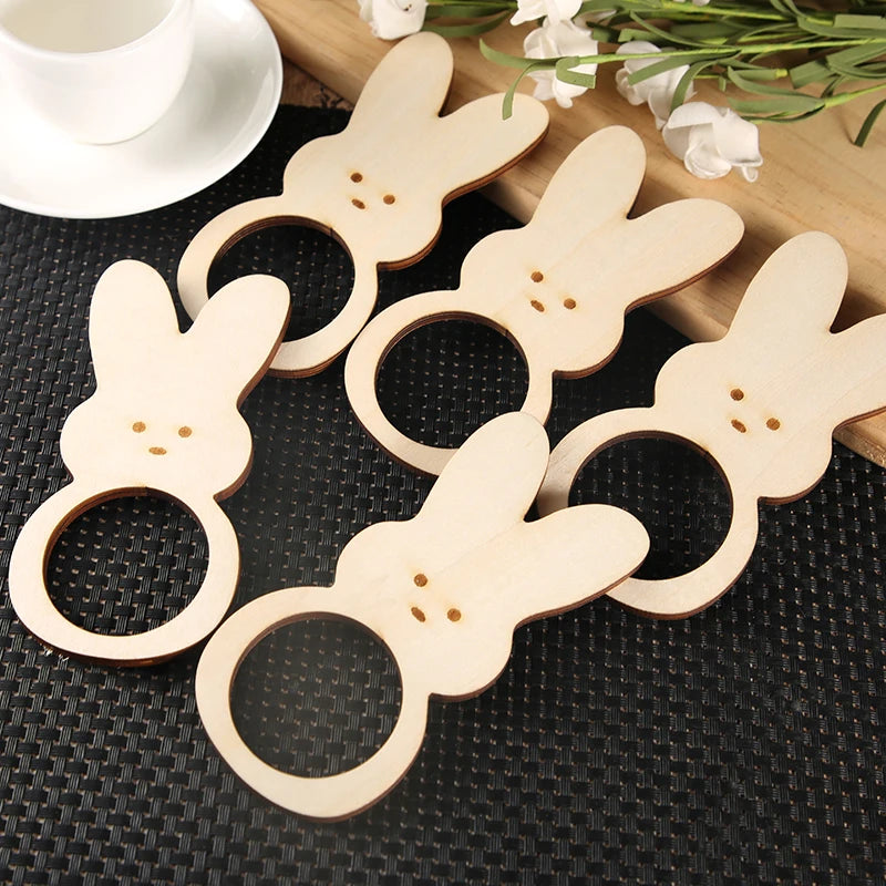 10pcs Peep Bunny Napkin Rings , Easter Table Setting decoration ,Easter Decor ,Farmhouse Easter