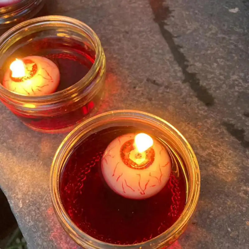 Creepy Halloween Candles