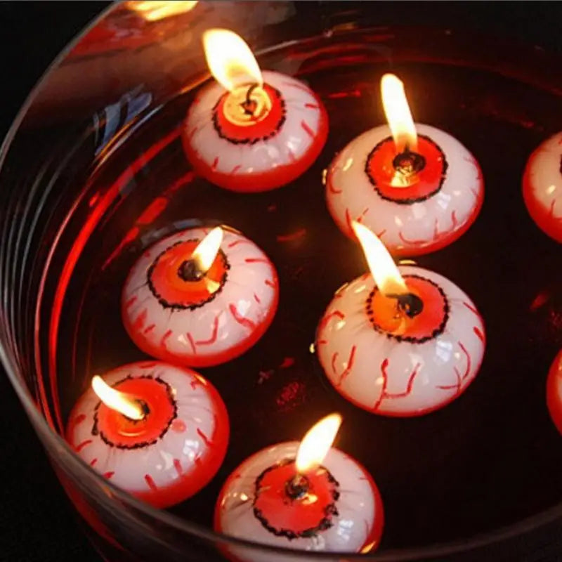 Creepy Halloween Candles