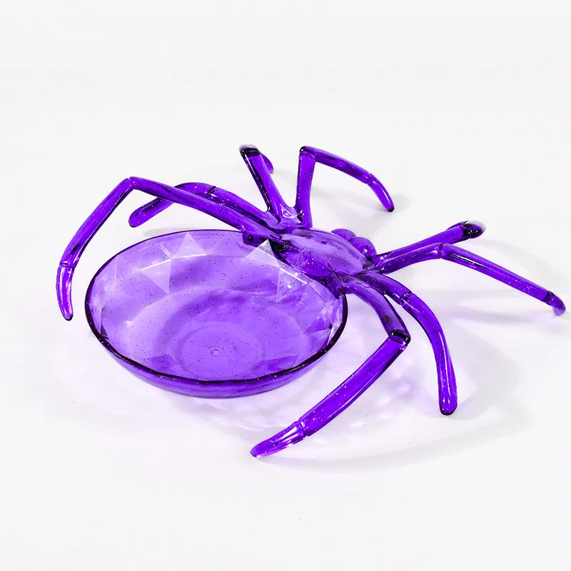 halloween spider shaped candy basket halloween decorations-limlightdecor