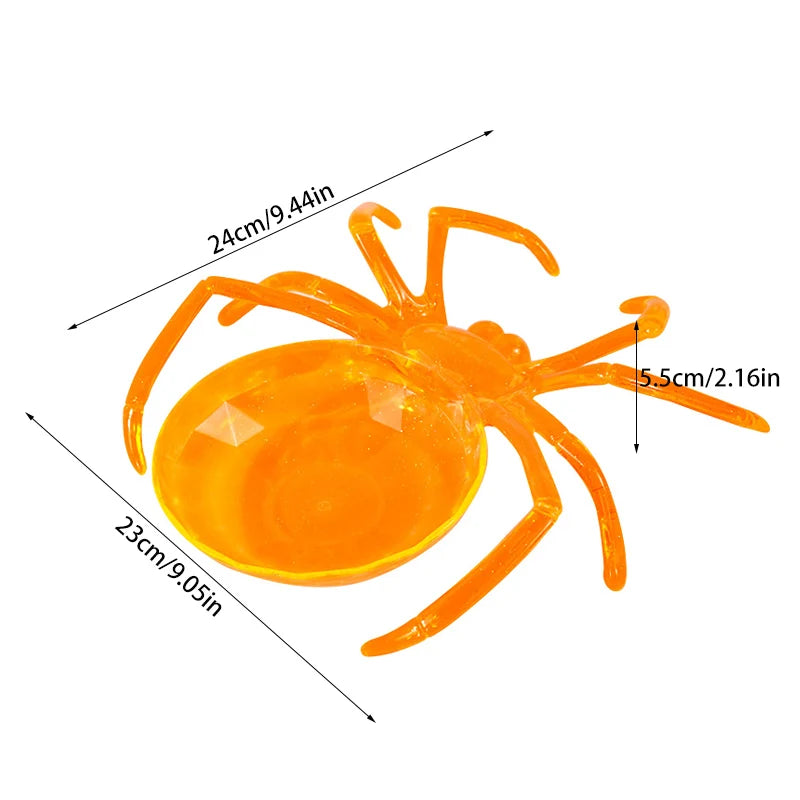 halloween spider shaped candy basket halloween decorations-limlightdecor