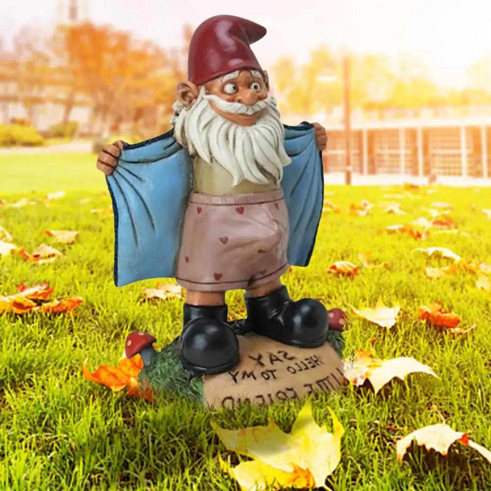 Creative Gnome Garden Statues Outdoor Gardening Dwarf Ornaments Dwarf Sexy Funny Garden Home Sculptures Decoartion Dropshipping