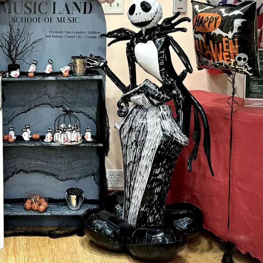 "Jack Skellington Pumpkin Carving Hollween Balloon-Limlightdecor"
