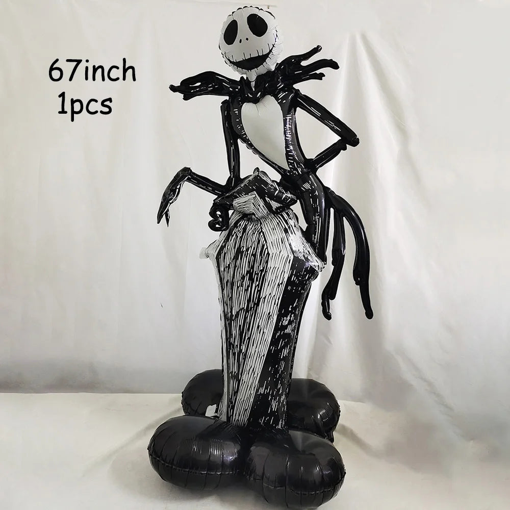 Jack Skellington Pumpkin Carving Hollween Balloon-Limlightdecor"