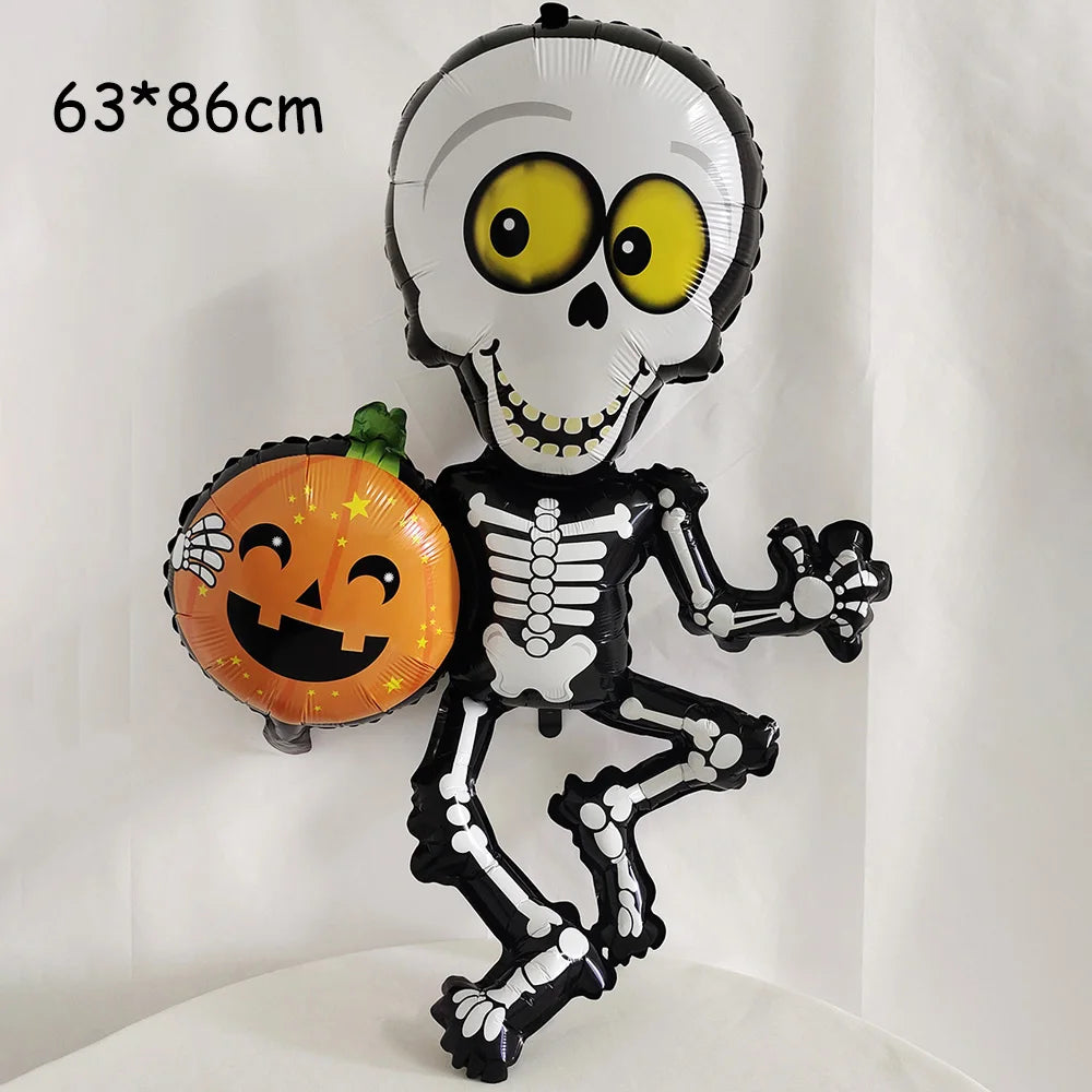 Jack Skellington Pumpkin Carving Hollween Balloon-Limlightdecor"