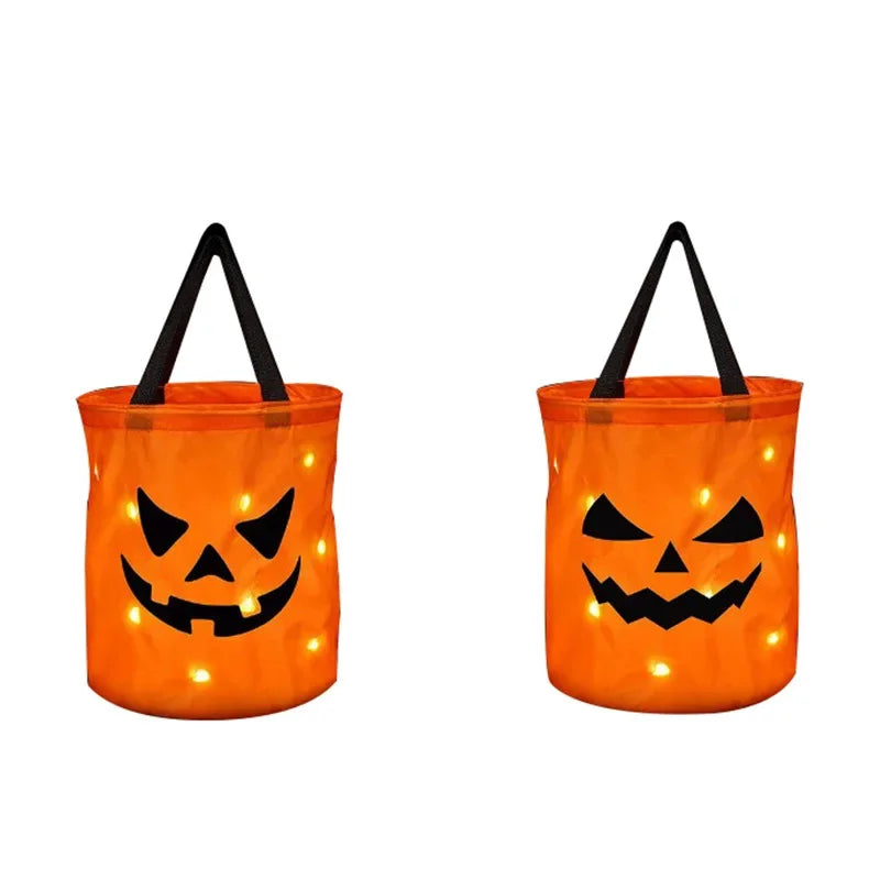 led light halloween candy bucket-limlightdecor