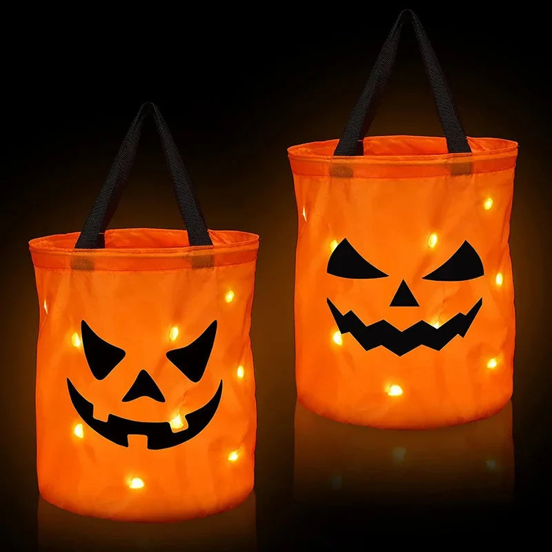 led light halloween candy bucket-limlightdecor