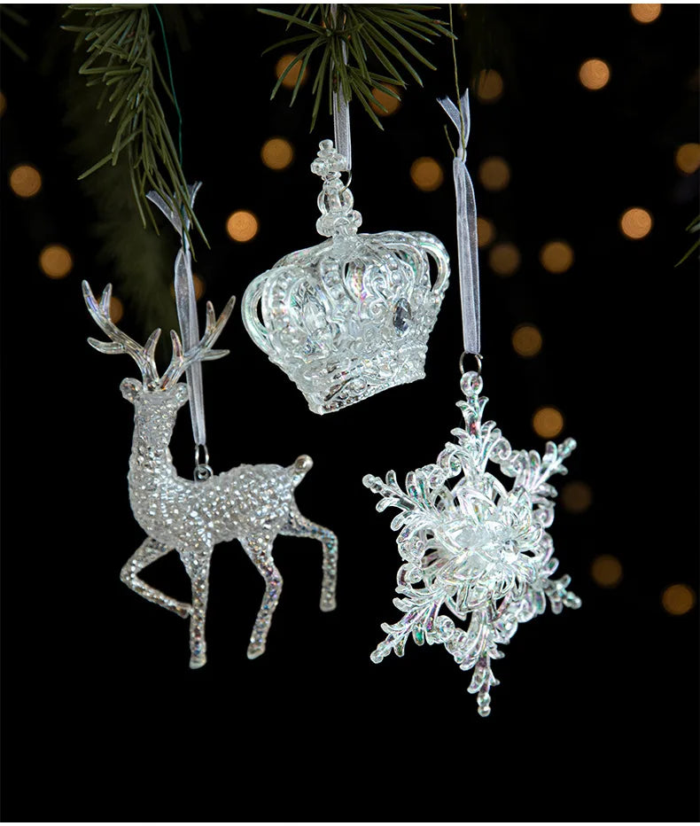 christmas tree acrylic pendant decor-limlight decor 