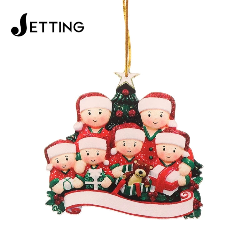 pendant diy personal family christmas tree-limlight decor 