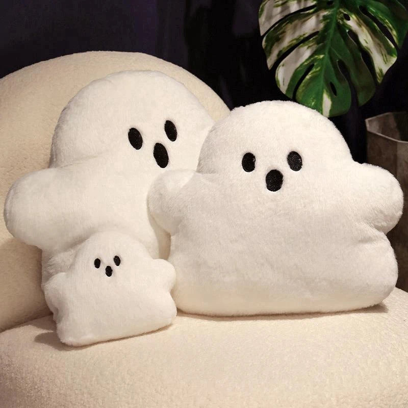 halloween plush kawaii white cloud ghost pillow-limlight decor 