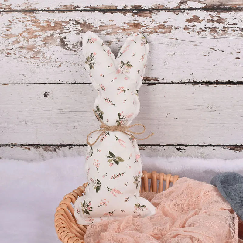 Easter Decoration Cotton Fabric Rabbit Ornament Creative Cartoon Bunny For Children's Rooms Wedding Party Birthday Home Decor