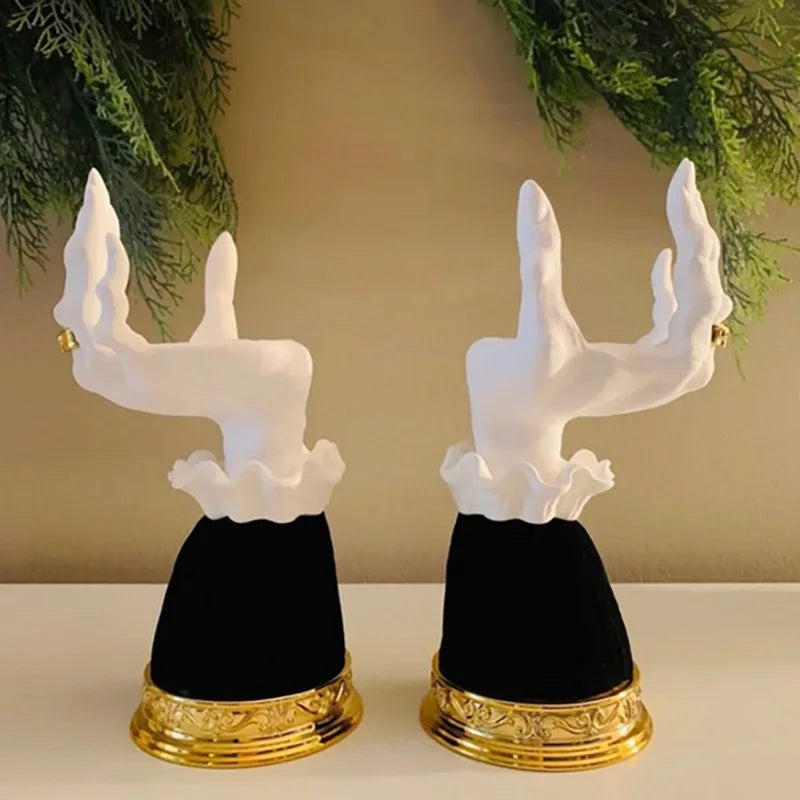 halloween decor hand candlestickle holder decor-limlight decor 