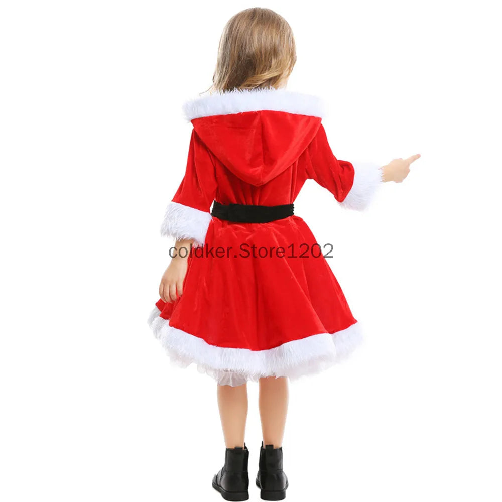 kid girls christmas halloween carnival dress-limlight decor 