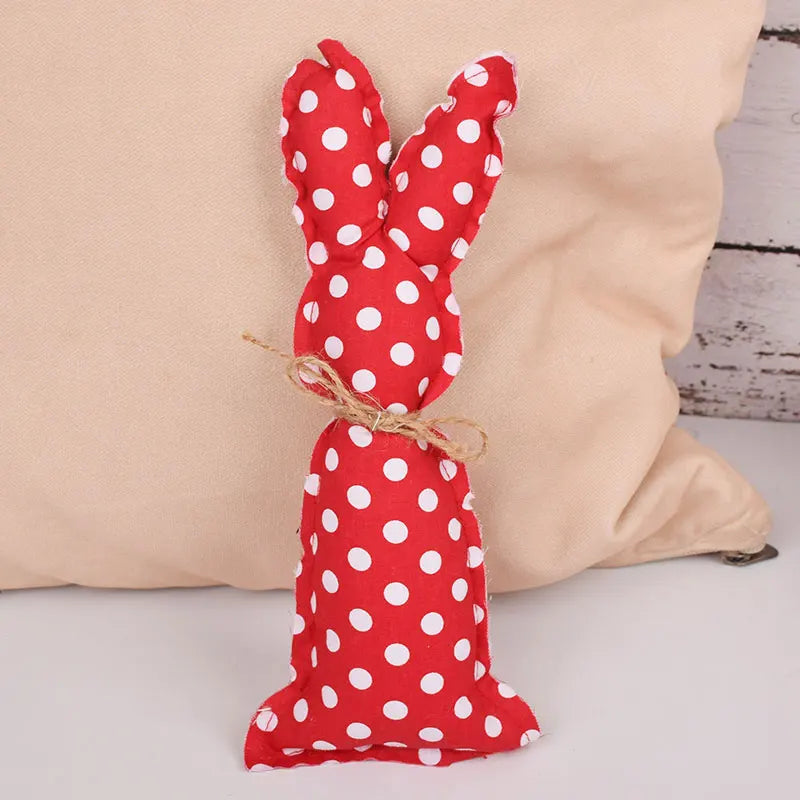 Easter Decoration Cotton Fabric Rabbit Ornament Creative Cartoon Bunny For Children's Rooms Wedding Party Birthday Home Decor