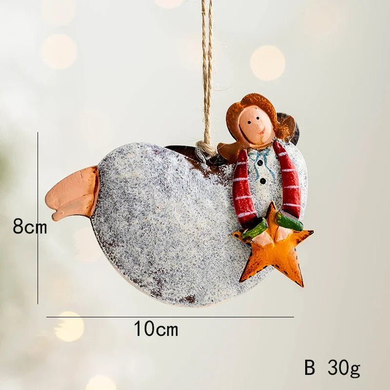 christmas tree decoration iron painted-limlight decor 