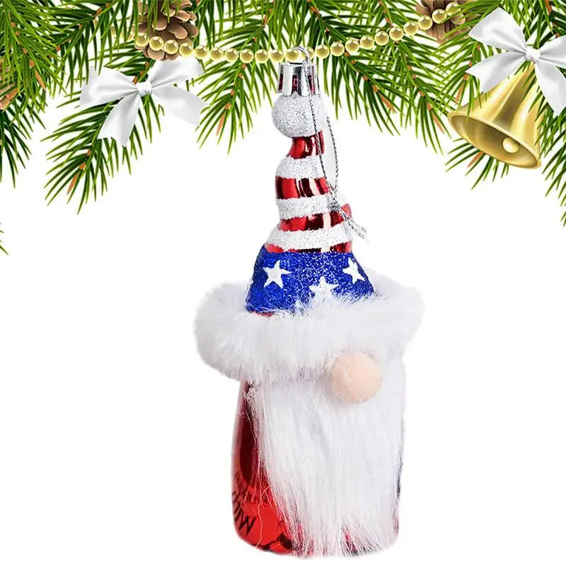 Independence Day Gnome Decor 4th Of July Attractive Faceless Doll with Rope Hooded Doll Dwarf Doll Desktop Ornament Home Decor