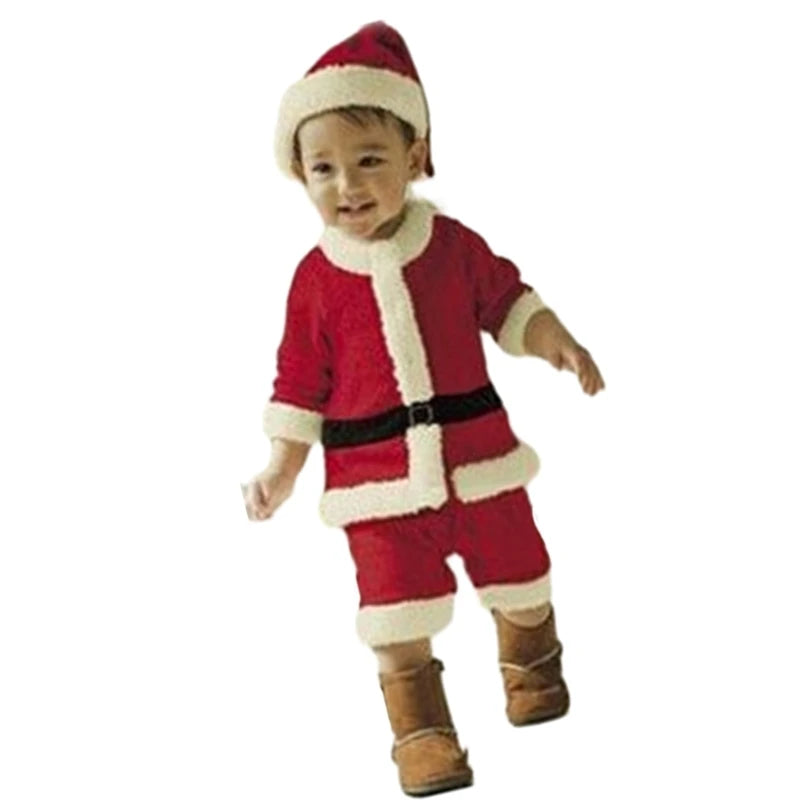 kids boys girls santa clauses costume-limlight decor