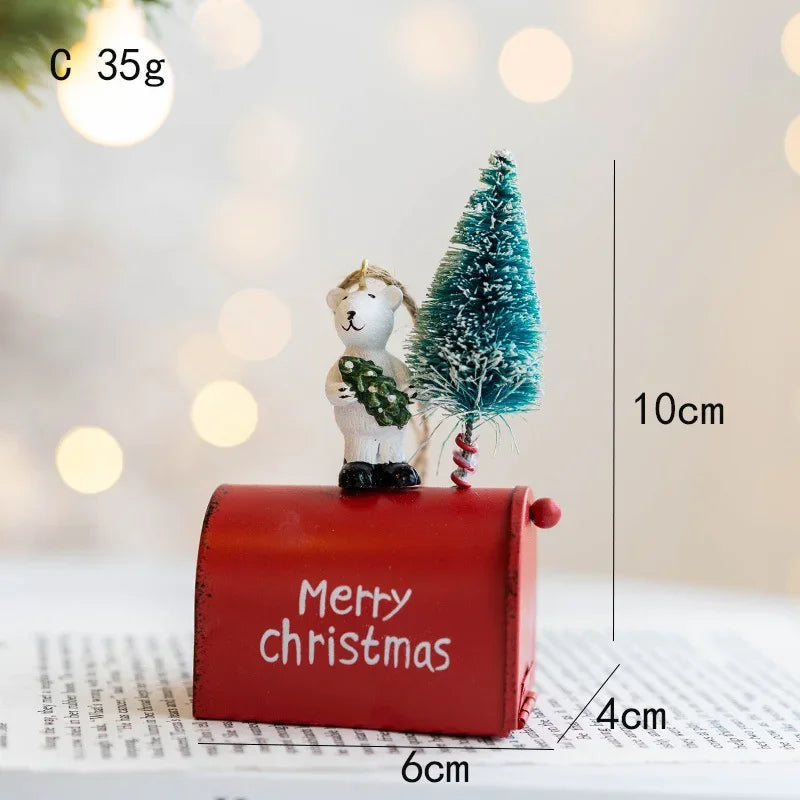 christmas tree decoration iron painted-limlight decor 