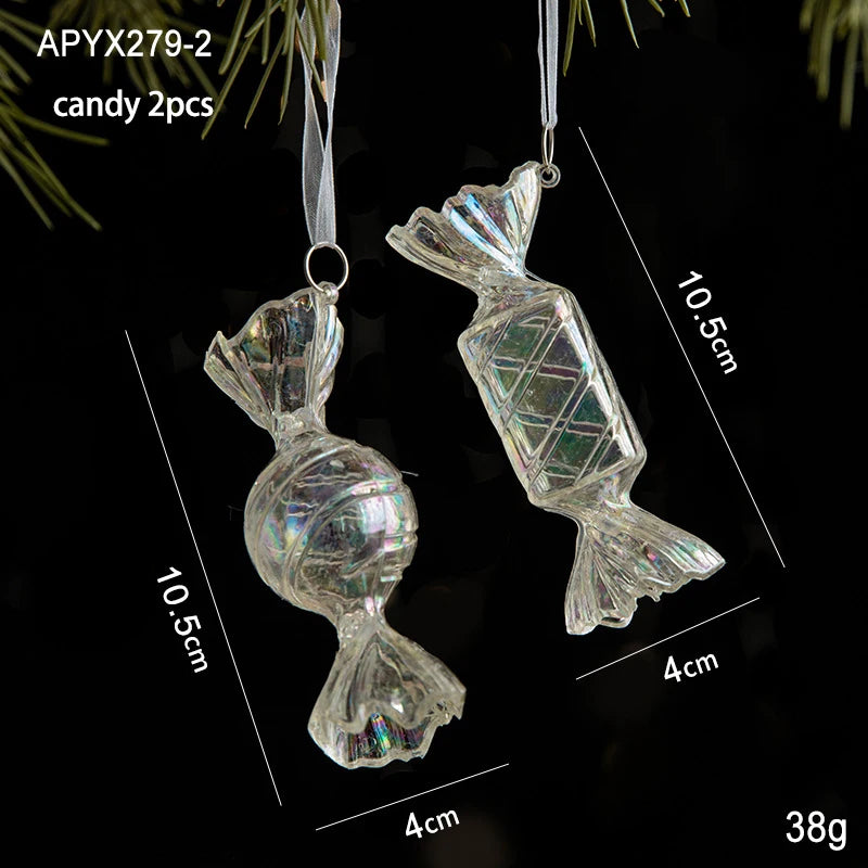 christmas tree acrylic pendant decor-limlight decor 