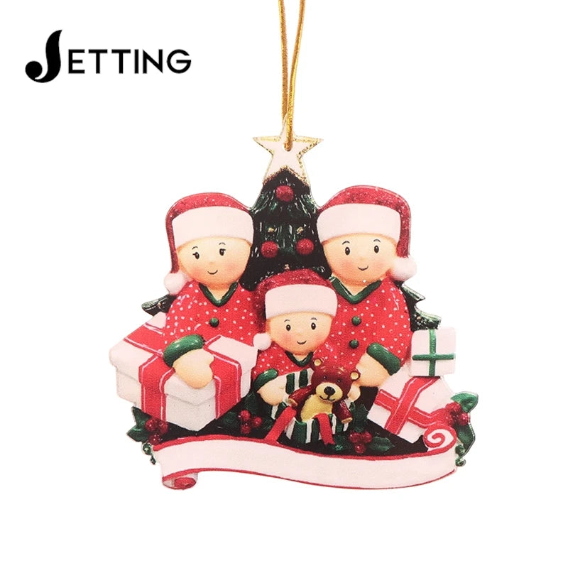 pendant diy personal family christmas tree-limlight decor 