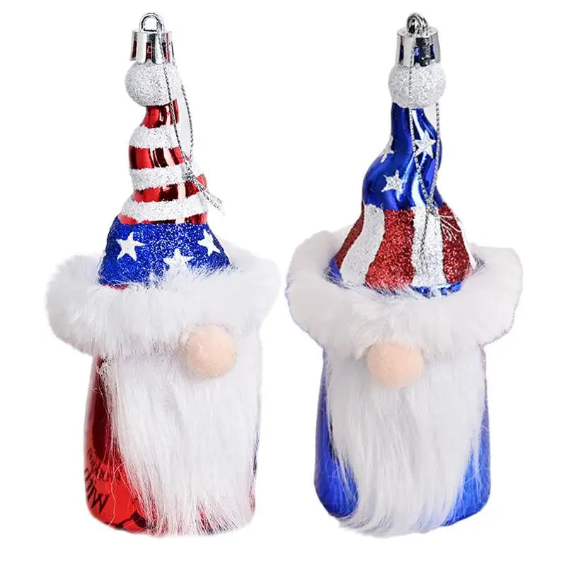 Independence Day Gnome Decor 4th Of July Attractive Faceless Doll with Rope Hooded Doll Dwarf Doll Desktop Ornament Home Decor