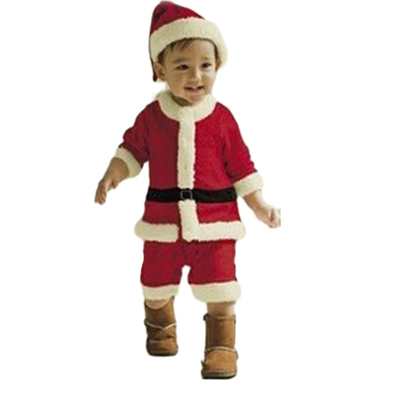 kids boys girls santa clauses costume-limlight decor