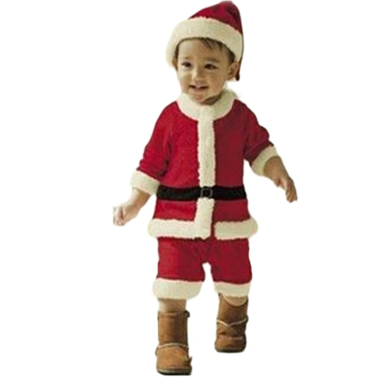 kids boys girls santa clauses costume-limlight decor