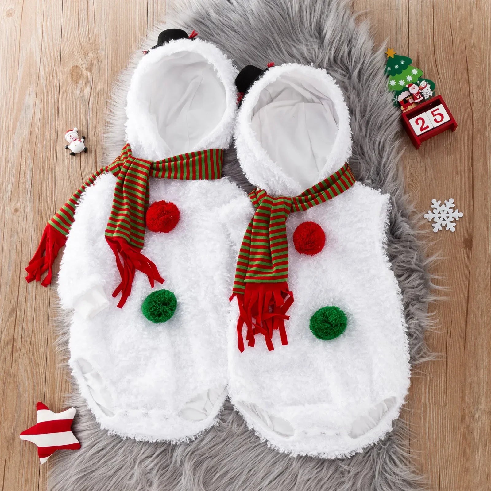 christmas baby cosplay snowman outfit=limlight decor