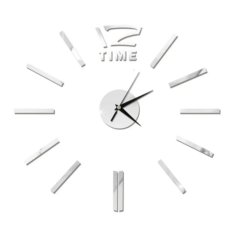 Modern Design Large Wall Clock 3D DIY Clocks Fashion Watches Acrylic Mirror Stickers Living Room Home Decor Horloge