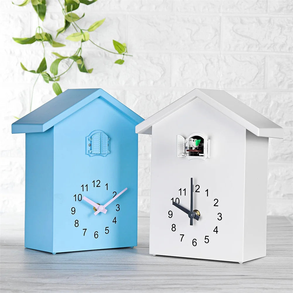 Modern Fashion Creative Pendulum Clocks Bird House Battery Powered Cuckoo Wall Clock For Living Room Kitchen,bedroom,living room