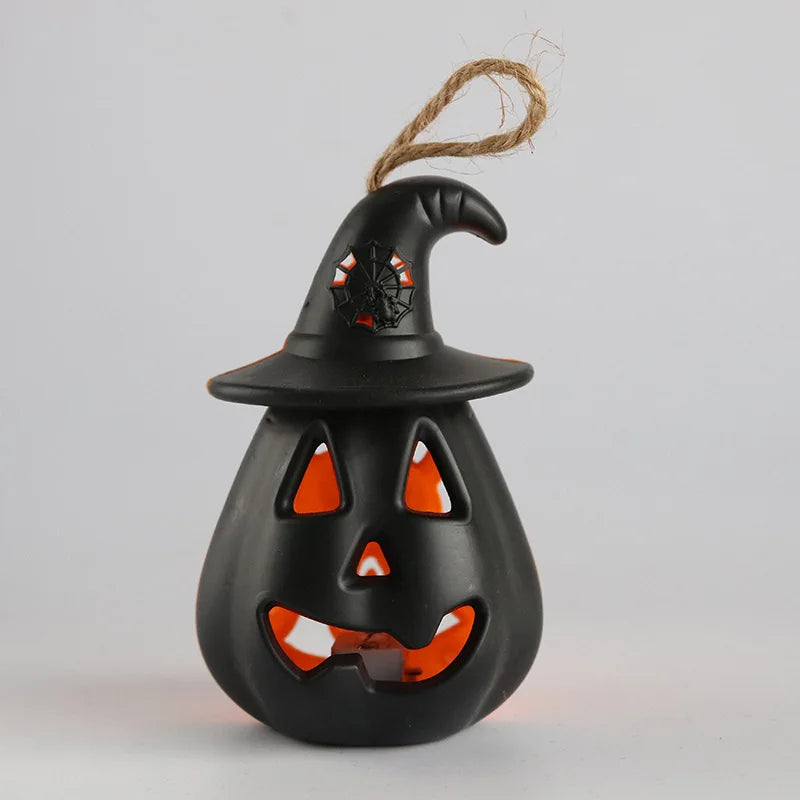 led pumpkin ghost candle-light halloween decoration-limlight decor 