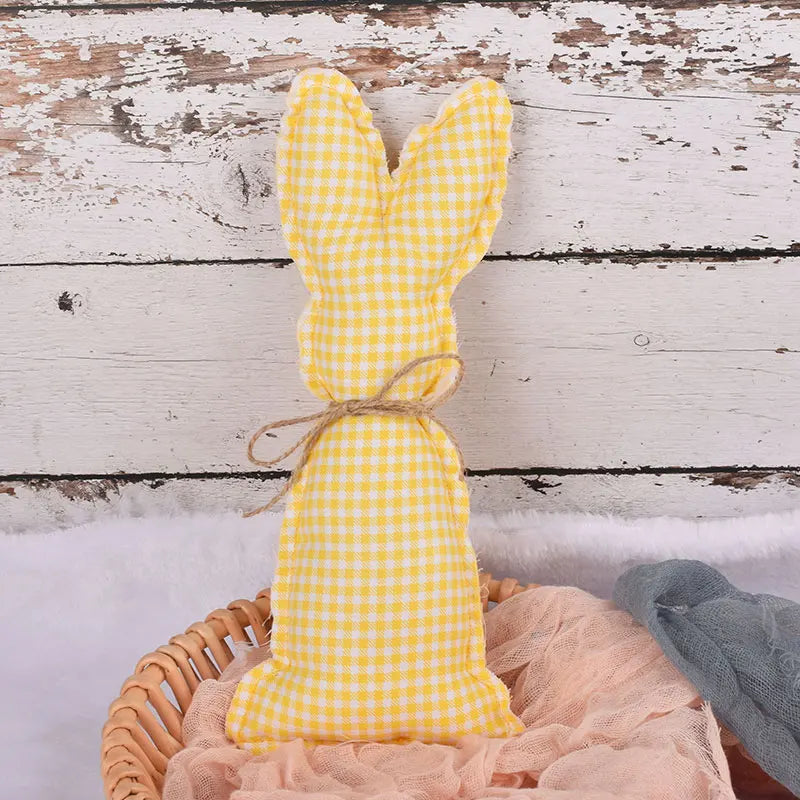 Easter Decoration Cotton Fabric Rabbit Ornament Creative Cartoon Bunny For Children's Rooms Wedding Party Birthday Home Decor