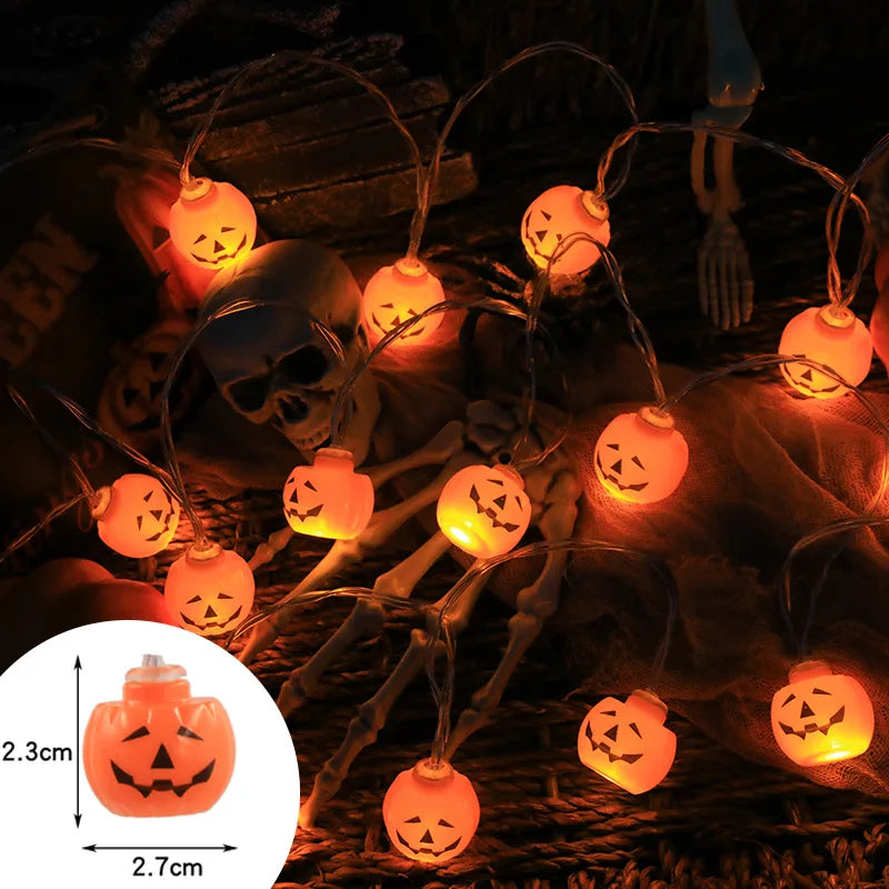 halloween pumpkin bat spider light halloween decor-limligt decor 