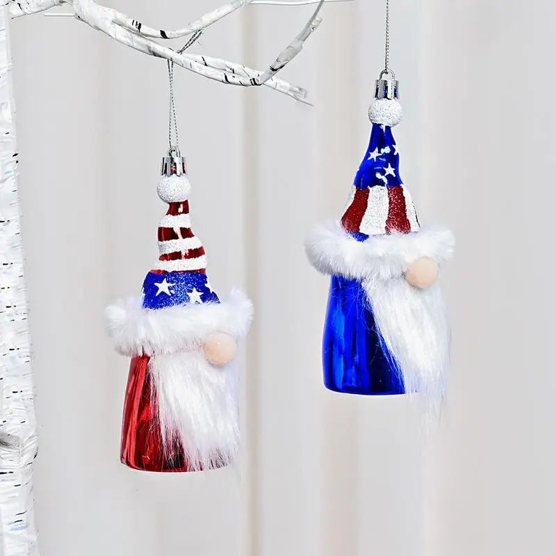 Independence Day Gnome Decor 4th Of July Attractive Faceless Doll with Rope Hooded Doll Dwarf Doll Desktop Ornament Home Decor