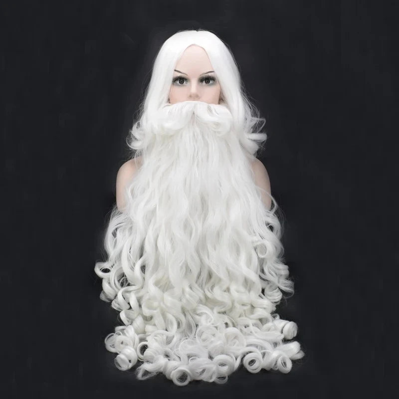 christmas cosplay wig beard santa claus-limlight decor 