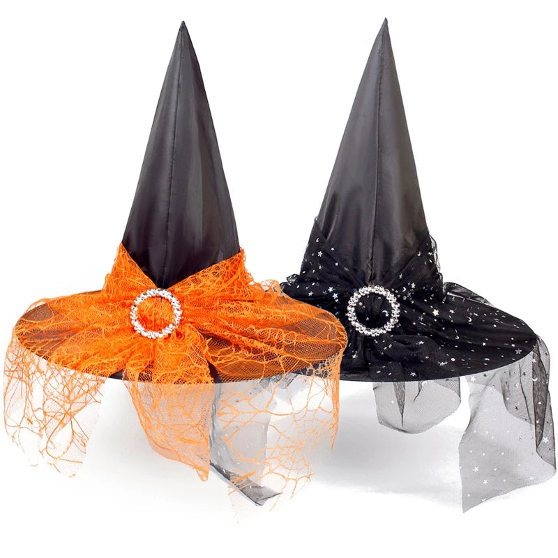 Halloween Party  Witch Veil Hat-Limlightdecor
