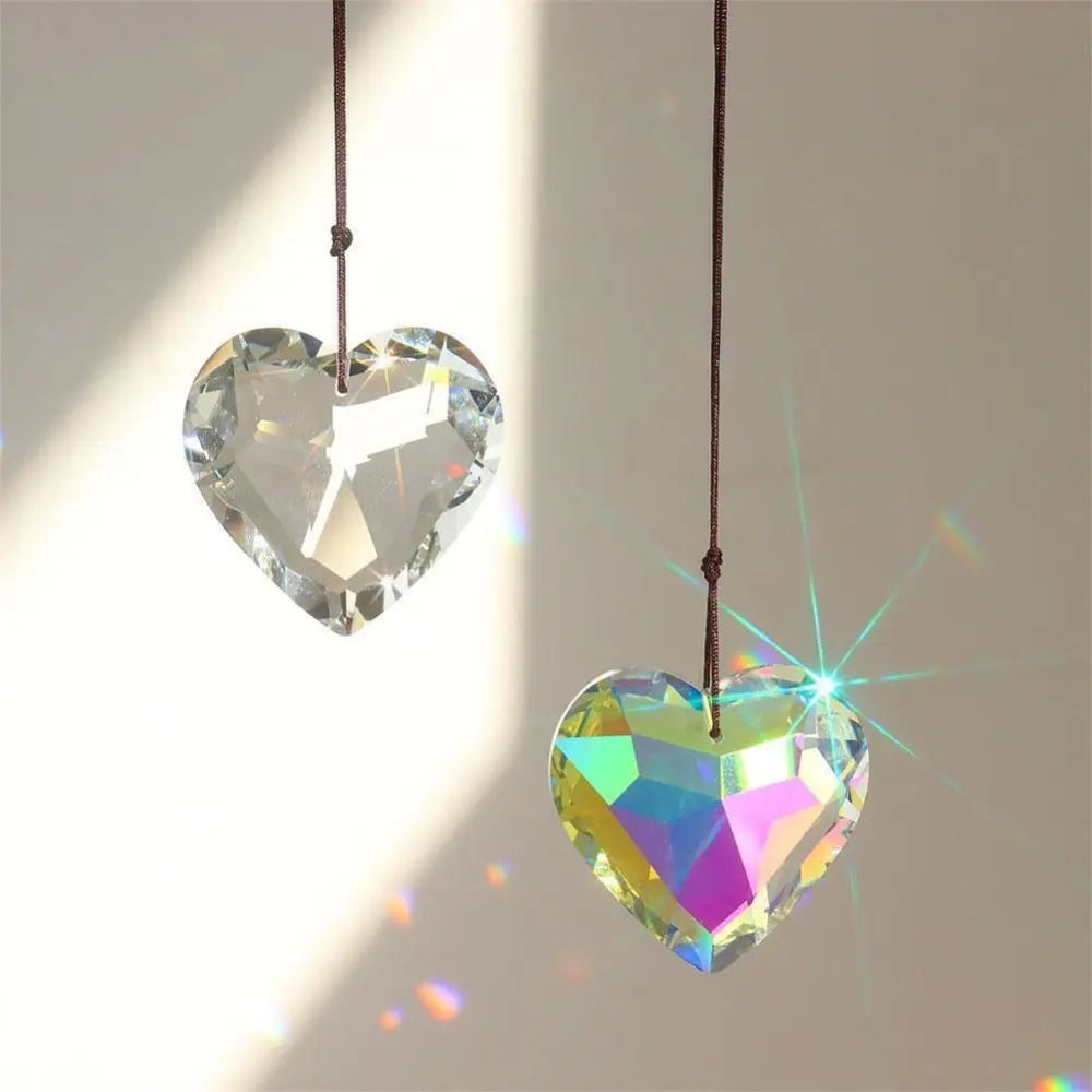 Lighting Suncatcher Prism Pendant Window Hangings Hanging Crystals Stained Glass Window Hanging Stained Window Multicolor