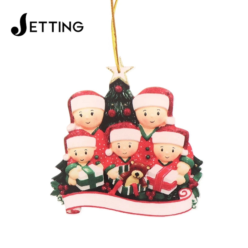 pendant diy personal family christmas tree-limlight decor 