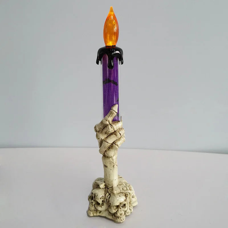 halloween led candle horror skeleton-limlight decor 