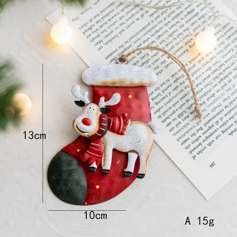 christmas tree decoration iron painted-limlight decor 