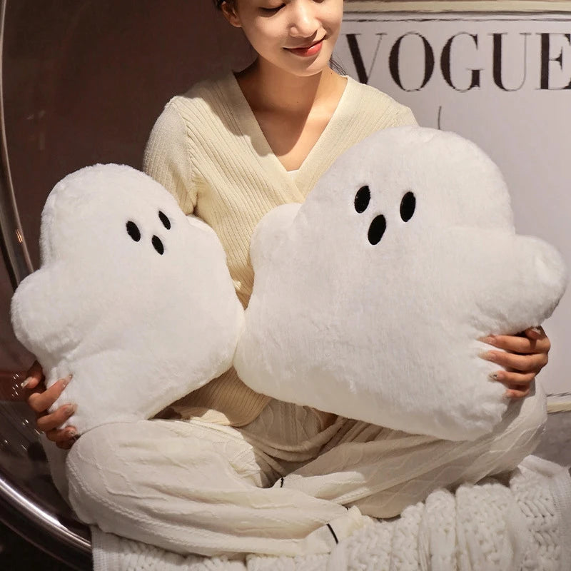 halloween plush kawaii white cloud ghost pillow-limlight decor 